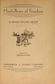 Cover of: Hoof-beats of freedom by Helen Fuller Orton