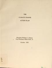 Cover of: Climate change action plan. by Bill Clinton