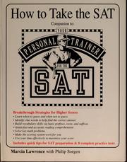 Cover of: How to take the SAT, Scholastic aptitude test