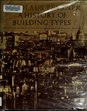 A history of building types by Nikolaus Pevsner