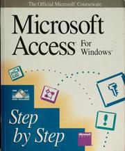 Cover of: Microsoft Access for Windows: step-by-step