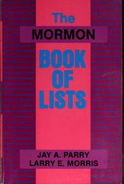 Cover of: The Mormon book of lists