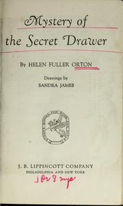 Cover of: Mystery of the secret drawer