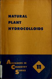 Cover of: Natural plant hydrocolloids: a collection of papers