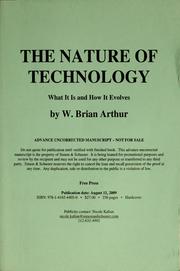 Cover of: The nature of technology: what it is and how it evolves