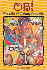 Cover of: Obi: Oracle of Cuban Santeria