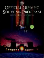 Cover of: Official Olympic souvenir program by Olympic Games (23rd 1984 Los Angeles, Calif.)