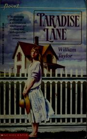 Cover of: Paradise lane by Taylor, William, Taylor, William