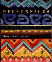 Cover of: Personnages by Michael Oates