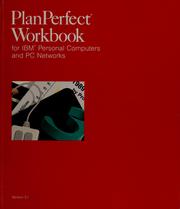 Cover of: PlanPerfect workbook for IBM personal computers and PC networks. by WordPerfect Corporation