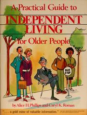 Cover of: A practical guide to independent living for older people