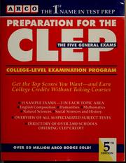 Cover of: Preparation for the Clep: College-Level Examination Program : The 5 General Examinations (Arco Master the CLEP)