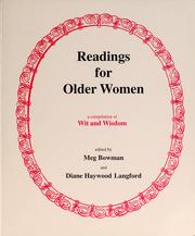 Cover of: Readings for older women by Meg Bowman