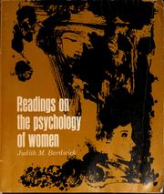 Cover of: Readings on the psychology of women. | Judith M. Bardwick