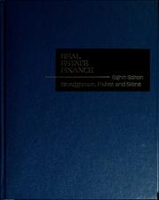 Real estate finance by William B. Brueggeman