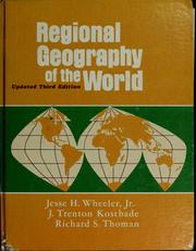Cover of: Regional geography of the world by Jesse H. Wheeler