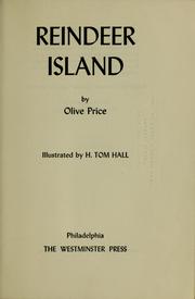 Cover of: Reindeer Island.