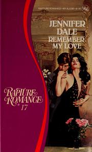 Cover of: Remember my love