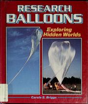 Cover of: Research balloons by Carole S. Briggs