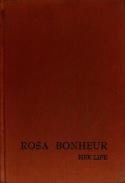 Cover of: Rosa Bonheur by Catherine Owens Peare