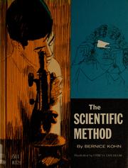 Cover of: The scientific method.