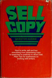 Cover of: Sell copy by Webster Kuswa