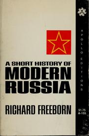 Cover of: A short history of modern Russia. by Richard Freeborn