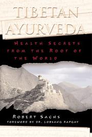Cover of: Tibetan Ayurveda by Robert Sachs