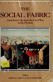 Cover of: The Social fabric