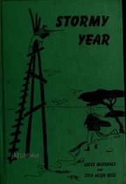 Cover of: Stormy year by Lucile Saunders McDonald