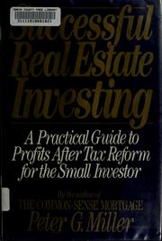 Cover of: Successful real estate investing by Peter G. Miller