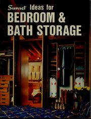 Cover of: Sunset ideas for bedroom & bath storage