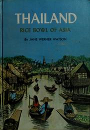 Cover of: Thailand by Jane Watson