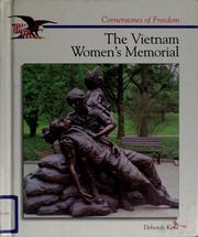 Cover of: The Vietnam Women's Memorial by Deborah Kent