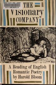 Cover of: The visionary company: a reading of English romantic poetry.