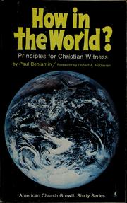 Cover of: How in the world?