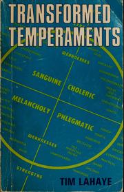 Cover of: Transformed temperaments