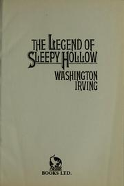 Cover of: The legend of Sleepy Hollow by Washington Irving