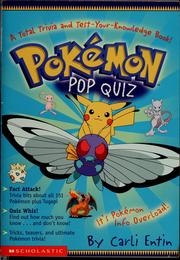 Cover of: Pokémon pop quiz by Carli Entin