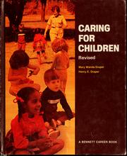 Cover of: Caring for children by Mary Wanda Draper