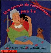Cover of: Una canasta de cumpleaños para Tía