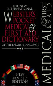 Cover of: The new international Webster's pocket medical & first aid dictionary of the English language