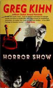 Cover of: Horror show by Greg Kihn
