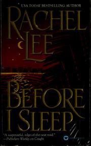 Cover of: Before I sleep