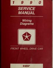 Cover of: Wiring diagrams service manual: 1990 front wheel drive passenger vehicles