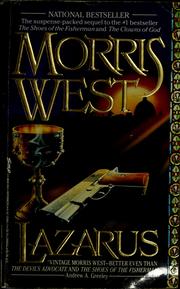 Cover of: Lazarus by Morris West