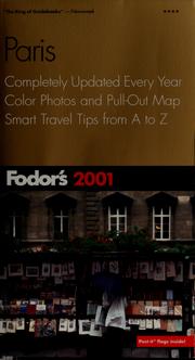Cover of: Fodor's 2001 Paris by Robert I. C. Fisher
