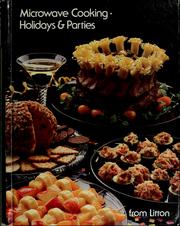 Cover of: Microwave cooking, holidays & parties