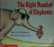 Cover of: The right number of elephants | Jeff Sheppard