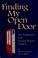Cover of: Finding my open door